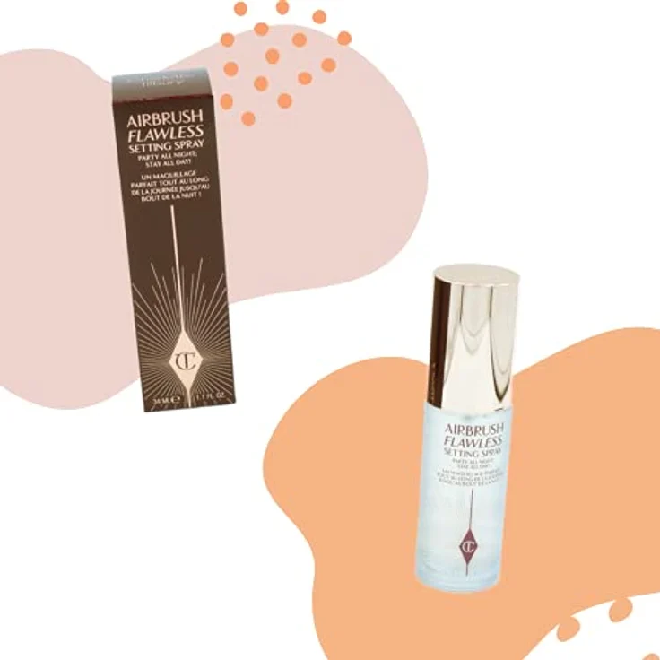 Charlotte Tilbury Airbrush Flawless Setting Spray, 34 ml - langanhaltende, feuchtigkeitsspendende Formel für makellosen Teint, wasserfest und schweißresistent – Bild 5