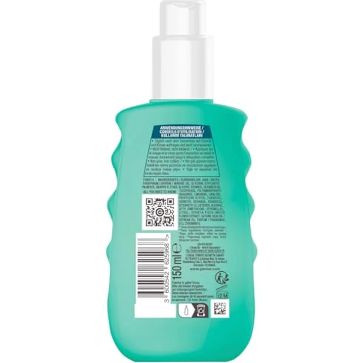 Garnier Ambre Solaire After Sun Spray, feuchtigkeitsspendende Pflege zur Bräunungsverlängerung, 150 ml – Bild 2