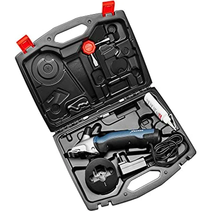 Heiniger Xplorer Accu-Veescheermachine, kabelloser Haarschneider mit 21/23 Tands und 2 Akkus, 10.8V Li-Ion, LED-Anzeige – Bild 7