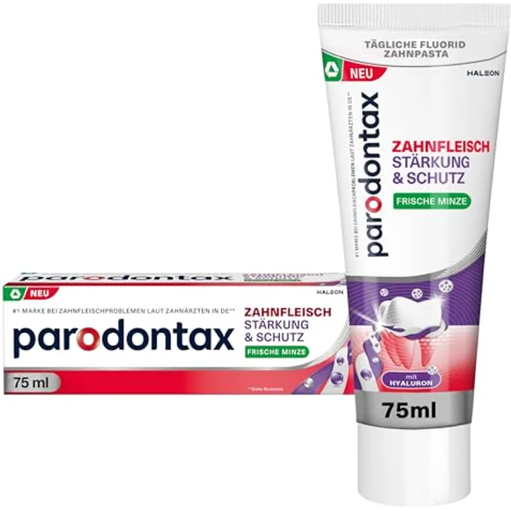 Parodontax Zahnpasta zur Stärkung und zum Schutz des Zahnfleischs, klinisch nachgewiesen, frische Minze, 75 ml