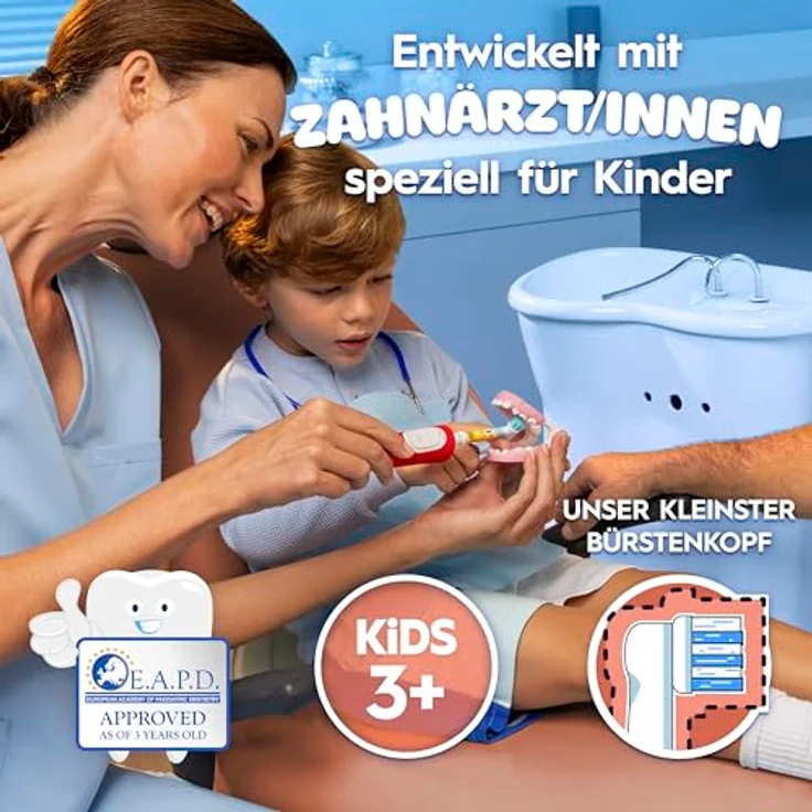 Oral-B Elektrische Kinderzahnbürste Pro Kids König der Löwen, Sensitiv+ Modus, extra weiche Borsten – Bild 5