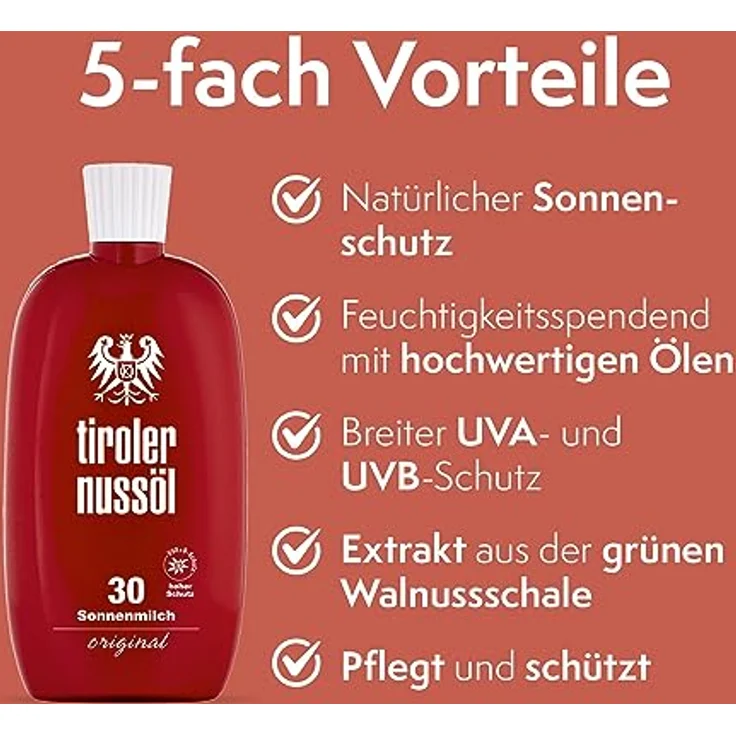 Tiroler Nussöl Original Sonnenmilch LSF30 150 ml – Bild 2