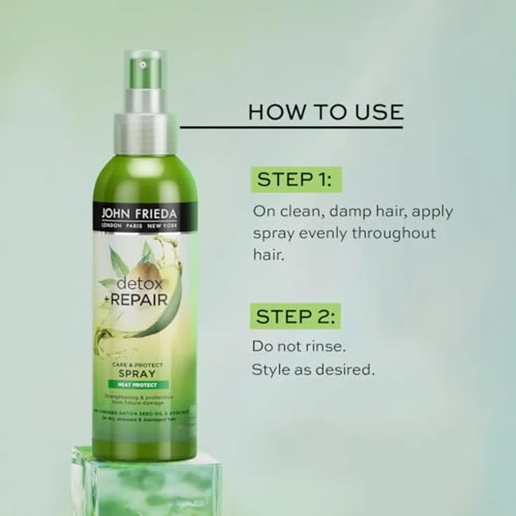 John Frieda Detox & Repair Care & Protect Spray 200 ml – Bild 4