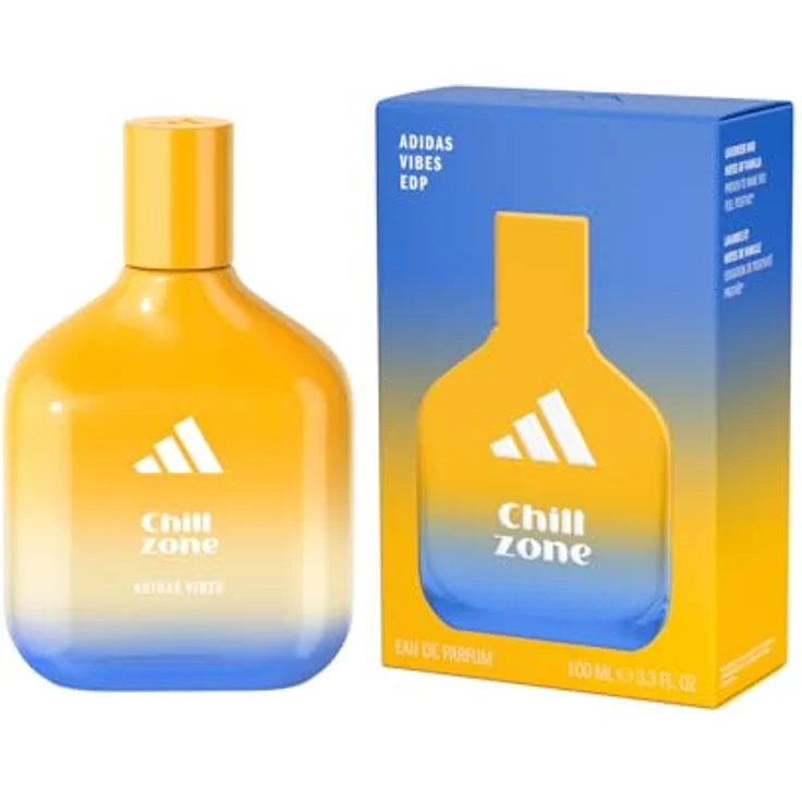 adidas Vibes Chill Zone Eau de Parfum, entspannender Unisex-Duft mit würzigen Noten, 100ml – Bild 1