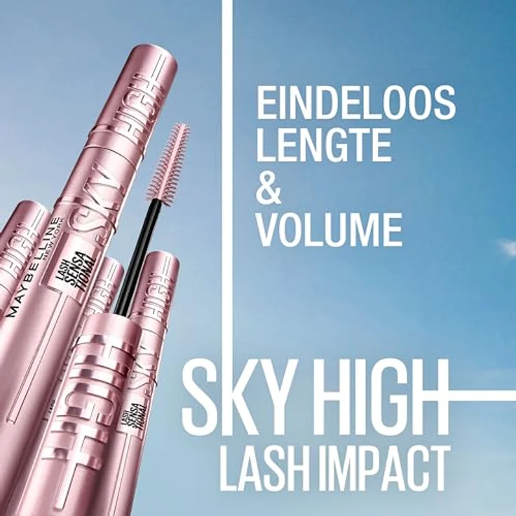 Maybelline Lash Sensational Sky High Mascara schwarz 7,2 ml – Bild 9