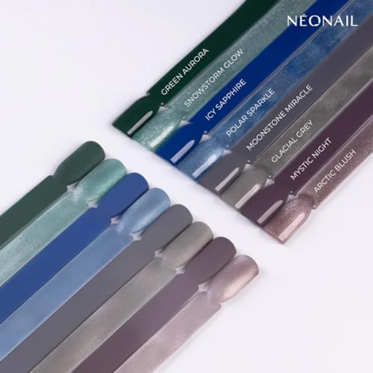 NÉONAIL UV Nagellack 7,2 ml - GRAU - MOONSTONE MIRACLE - Starke Pigmentierung, bis zu 21 Tage haltbar - UV Lack - Gel Nägel - Nageldesign - Shellack – Bild 4