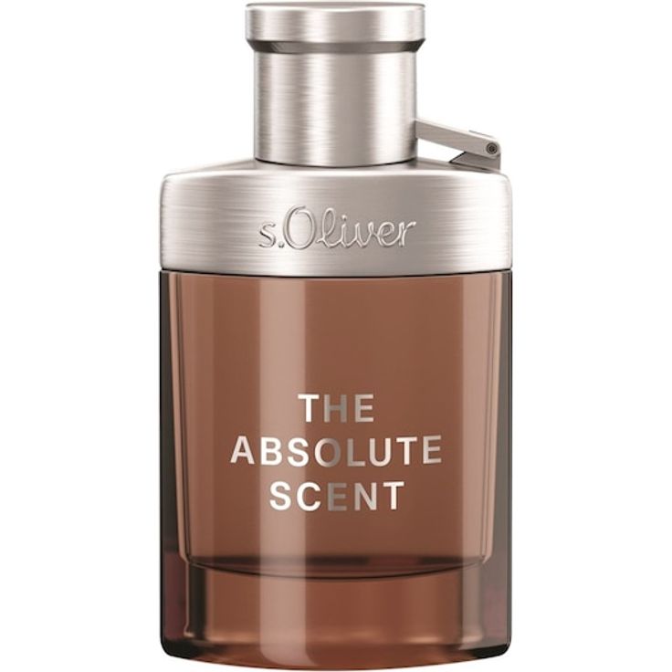 s.Oliver The Absolute Scent Eau de Toilette Spray Herren, 50 ml – maskuline Duftkomposition mit Amber-Akzenten