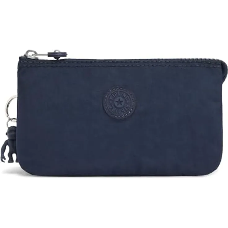 KIPLING Kosmetiktasche Organizer mit Kipling-Affe, unifarben, blau, 19x11x5 cm