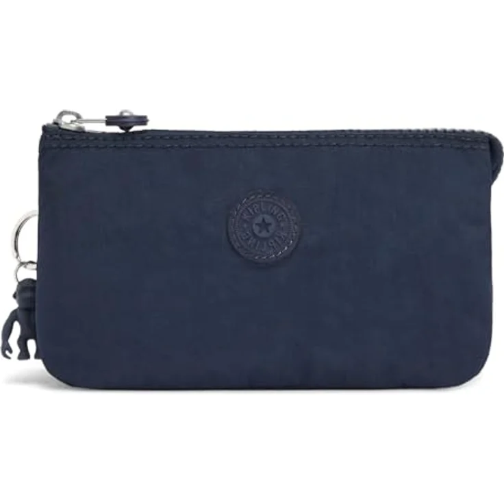 KIPLING Kosmetiktasche Organizer mit Kipling-Affe, unifarben, blau, 19x11x5 cm – Bild 1