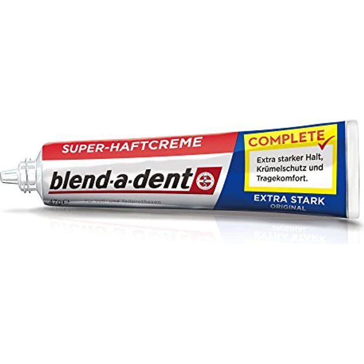 Blend-a-dent Super-Haftcreme extra stark 40 ml, für Voll- und Teilprothesen – Bild 4