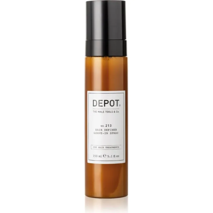 DEPOT 200 HAIR TREATMENTS NO.213 HAIR DEFINER LEAVE-IN SPRAY, feuchtigkeitsspendender Conditioner für Männer, 150 ml