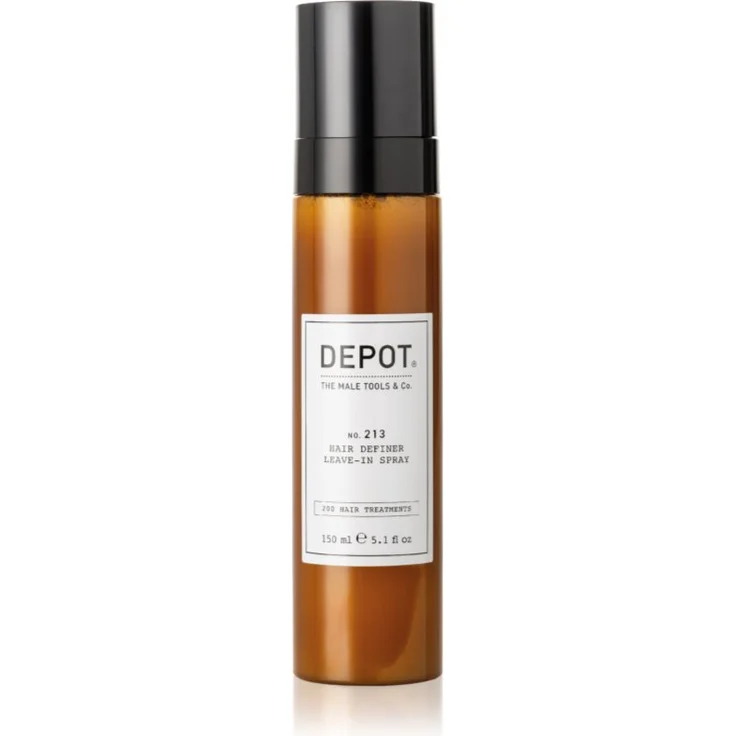 DEPOT 200 HAIR TREATMENTS NO.213 HAIR DEFINER LEAVE-IN SPRAY, feuchtigkeitsspendender Conditioner für Männer, 150 ml