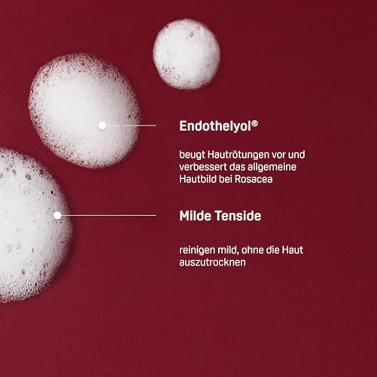 Physiogel Calming Relief Anti-Rötungen Mizellen Reinigungsschaum - Beruhigende Gesichtsreinigung für empfindliche Haut - mit AHA und Endothelyol - 150 ml – Bild 4