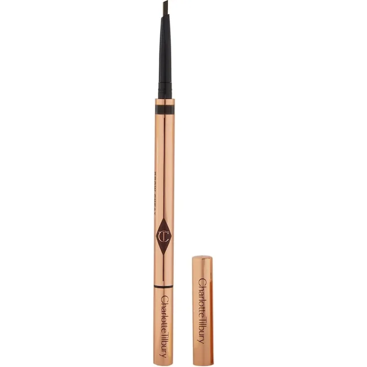 Charlotte Tilbury Brow Lift Augenbrauenstift, feuchtigkeitsbeständig und wasserfest, Farbe Natural Black, 0,1 g