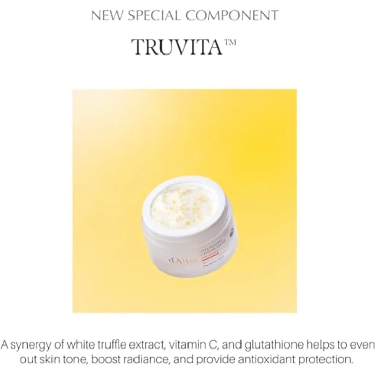 d'Alba Vita Toning Capsule Cream, tiefenwirksame feuchtigkeitsspendende Gesichtscreme mit Niacinamid und Ceramiden, 55 g – Bild 4