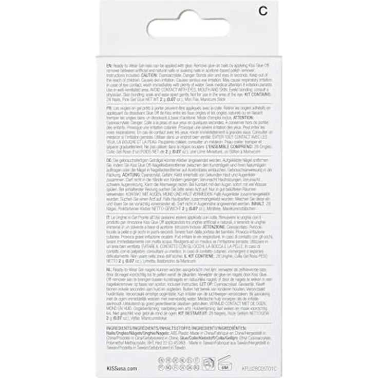 KISS Glam Fantasy 3D Nails - Party's Over Kunstnägel & Nageldesign – Bild 4