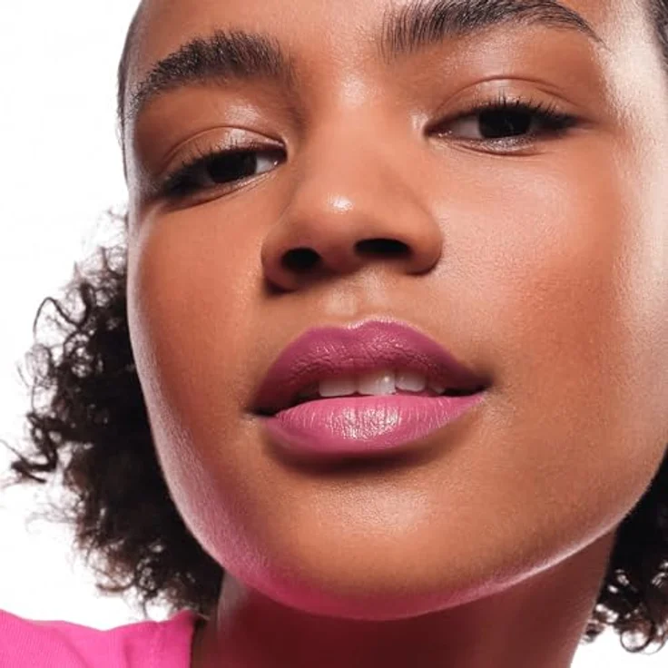 essence satin GLOW Luminous Shine Lipstick, Nr. 04, violett, strahlend, farbintensiv, vegan, 1er Pack (3.5g) – Bild 5