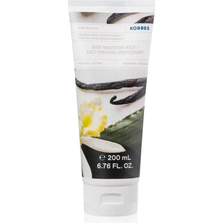 Korres Mediterranean Vanilla Blossom, feuchtigkeitsspendende Bodylotion mit Mandelöl, 200 ml – Bild 1