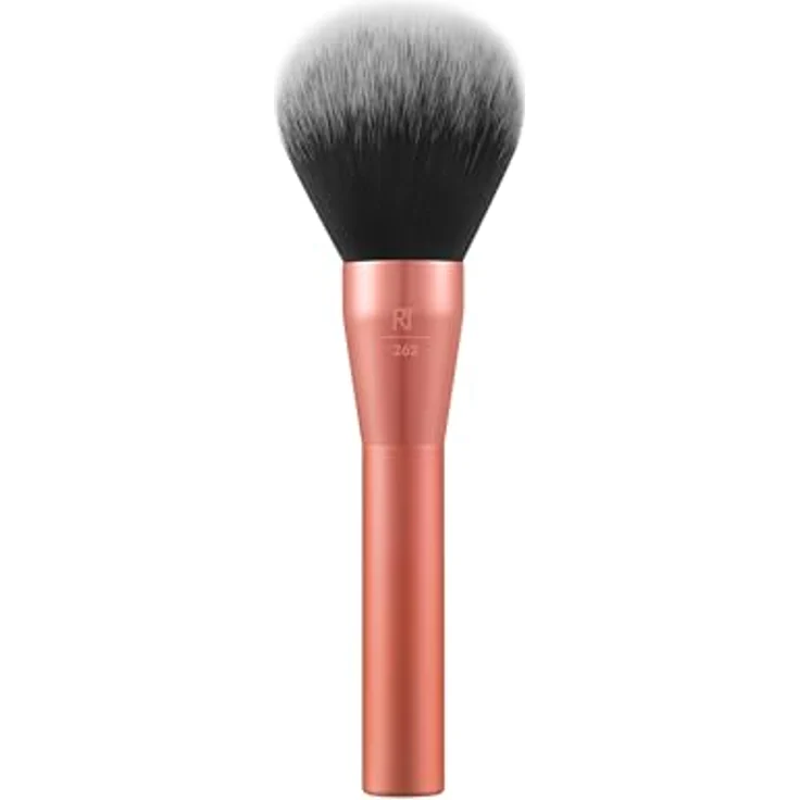 Real Techniques Extra Big Powder Brush RT 262, veganes Make-up-Accessoire für präzises Puderauftragen, 1 St. – Bild 2