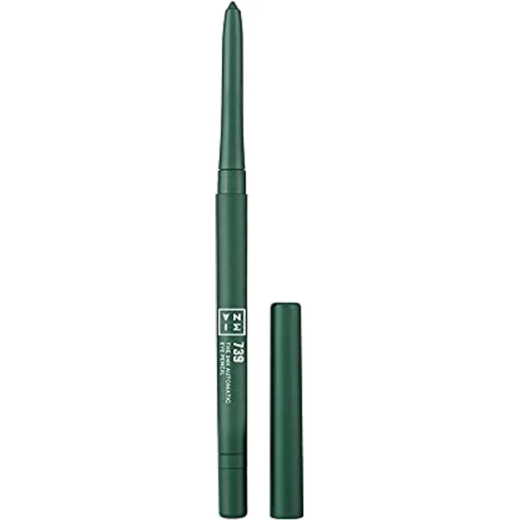 3INA The 24H Automatic Eye Pencil, langlebiger Eyeliner in Grün, 0.28 g, wasserfest, präzise Anwendung, vegan – Bild 1