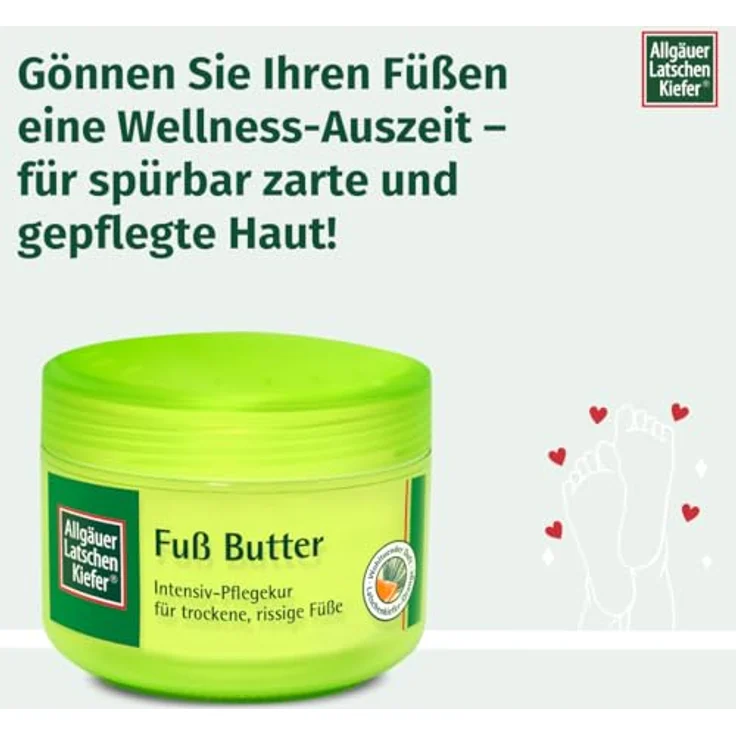 Dr. Theiss Naturwaren GmbH Allgäuer Latschenkiefer Fuß Butter Creme, 200 ml, intensiv pflegend mit Shea Butter und Pflanzenextrakten – Bild 3