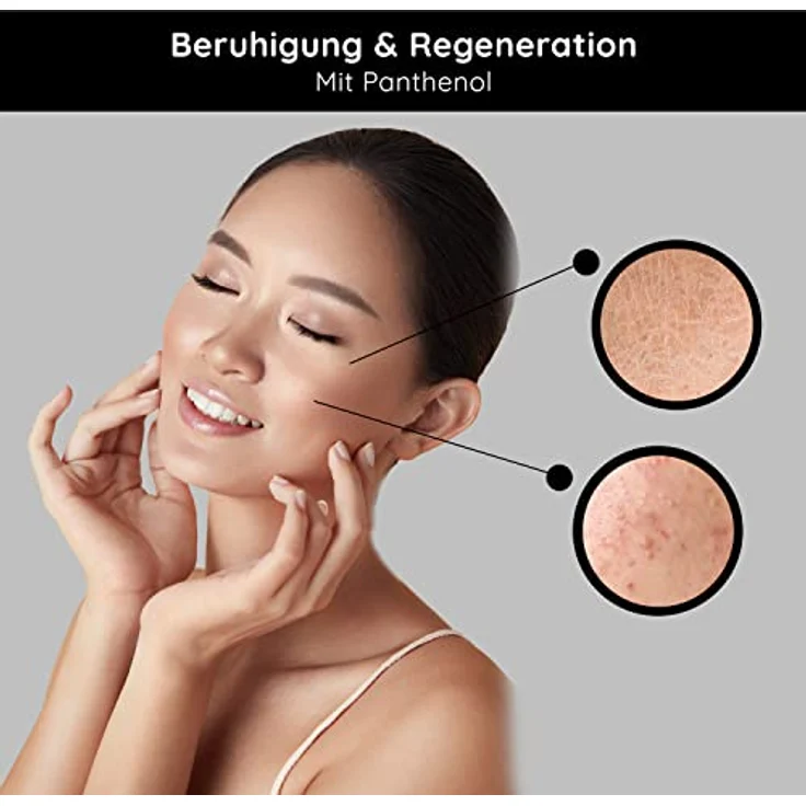 RAU Cosmetics Stem Cell Serum 100 ml - Anti-Aging Serum mit echten pflanzlichen Stammzellen, Vitamin A & Panthenol - gegen Falten: Trockene, Sensible, Unreine, Reife und Mischhaut – Bild 3