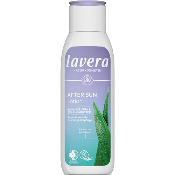 lavera After Sun Lotion, Körperlotion mit Bio-Aloe Vera und Bio-Sheabutter, 200ml – Bild 1
