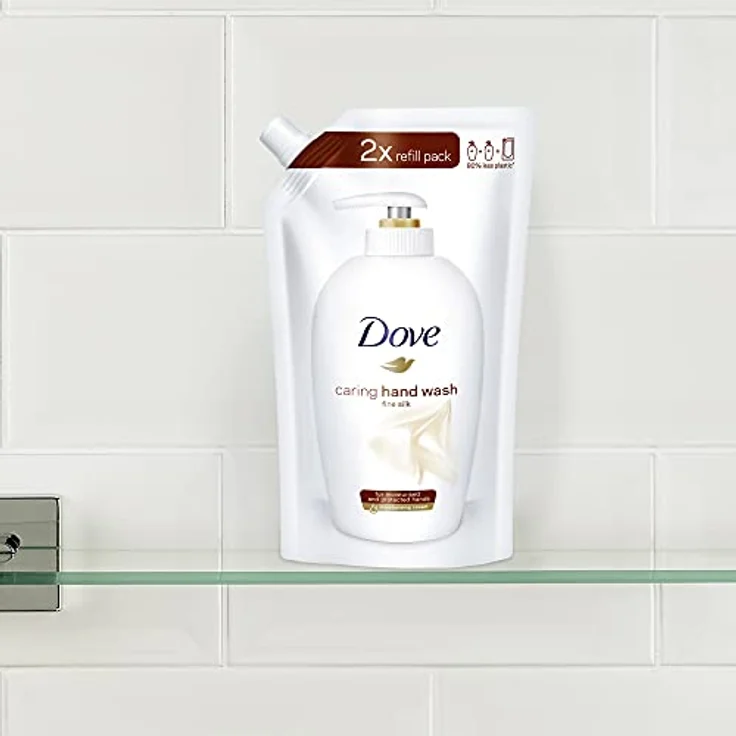 Dove Pflegende Hand-Waschlotion fine silk Nachfüllbeutel 500 ml für Alle Hauttypen geeignet – Bild 4
