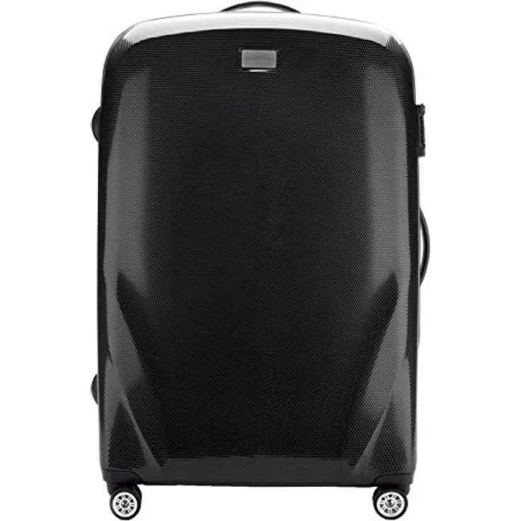 WITTCHEN Koffer – Großer | hartschalen, Material: polycarbonat | hochwertiger und Stabiler | Schwarz | 85 L | 79x53x27 cm