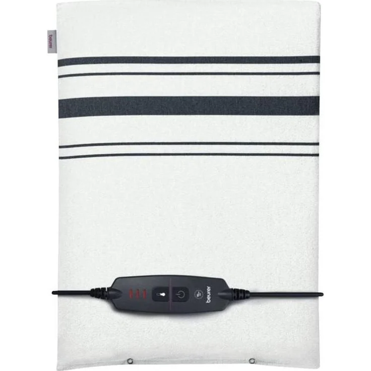 Beurer HK 26, elektrisches Heizkissen mit maschinenwaschbarem Baumwollbezug, 3 Temperaturstufen und Abschaltautomatik