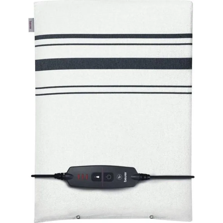 Beurer HK 26, elektrisches Heizkissen mit maschinenwaschbarem Baumwollbezug, 3 Temperaturstufen und Abschaltautomatik