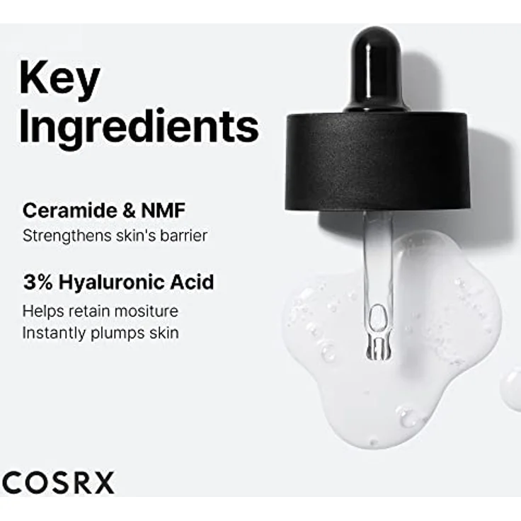 Cosrx Hyaluronic Acid 3, intensives Gesichtshydratationsserum, 20 ml, spendet Feuchtigkeit und regeneriert die Haut – Bild 4