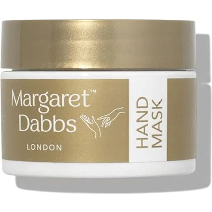Margaret Dabbs Pure Overnight Hand Mask Softens Fine Lines and Boosts Firmness Rose and Lemon Scented 35ml