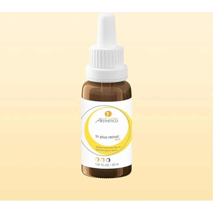 AESTHETICO tri plus retinol, 30 ml - Intensiv korrigierendes Serum mit Retinol, Retinyl Palmitat, Bakuchiol und pflanzlichen Extrakten, anti-aging – Bild 4