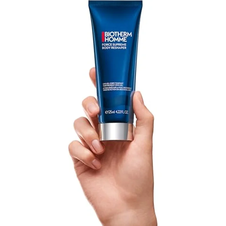 Biotherm Force Supreme Body Reshaper, kühlendes Cryo-Gel für Männer mit Biotech Plankton, Koffein und Kreatin, 125ml – Bild 2