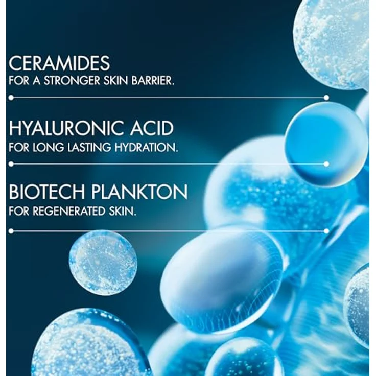 Biotherm Aquasource Hydra Barrier Cream, feuchtigkeitsspendende Gesichtscreme für Damen zur Stärkung der Hautbarriere, mit Biotech Plankton, Bio-Ceramiden und Hyaluronsäure, 50 ml – Bild 5