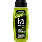 Fa MEN Sport Energy Bosst Double Power Boost Body & Hair (1x 250ml) - 3in1 Formel, erfrischender Duft von Guarana & Ginseng, 94% natürliche Inhaltsstoffe, 100% recyceltes Material, vegane Formel