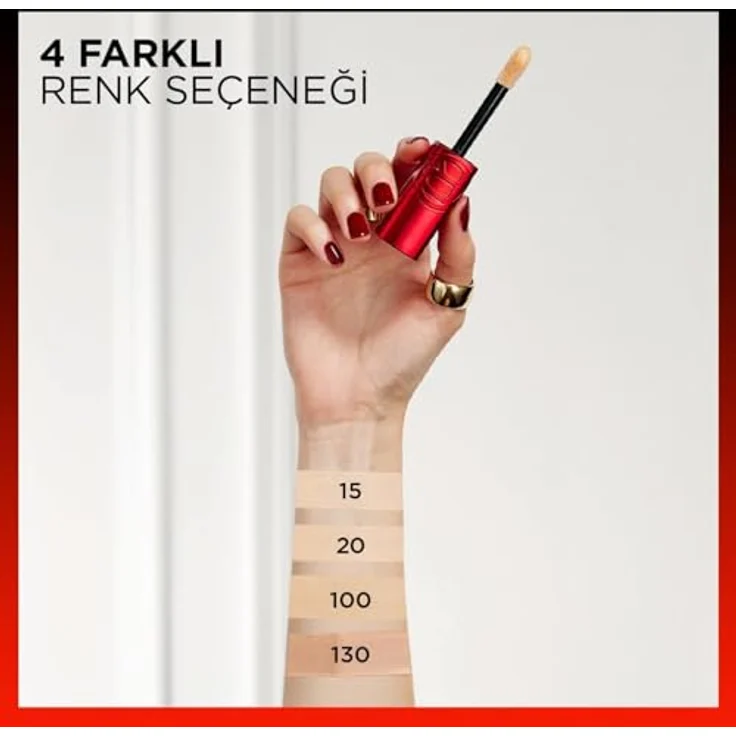 L’Oréal Paris Infaillible Skin Ink Make-up und Korrektor, 15 ml, Farbton 100 Light Warm, mit Langzeiteffekt und ausgezeichneter Abdeckung – Bild 6