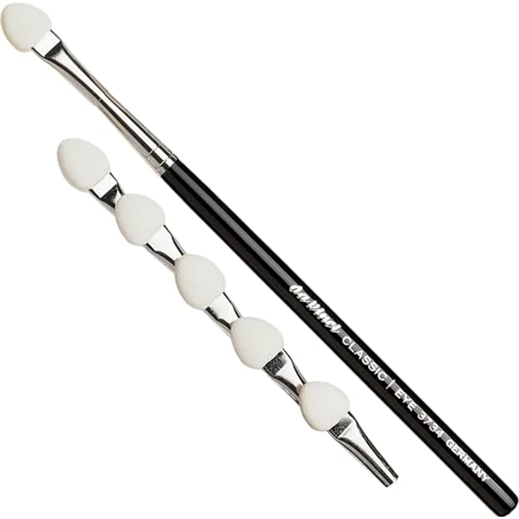 Da Vinci Lidschattenpinsel Classic Applikator, flächig und präzise, inklusive 6 Refills, für alle Hauttypen – Bild 1