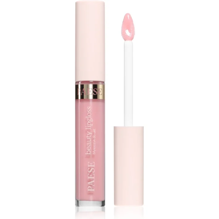 Paese Tasty Lips Beauty Lipgloss, Lipgloss Farbton 13 Milk Shake, 4.5 ml mit hohem Glanz und feuchtigkeitsspendender Formel