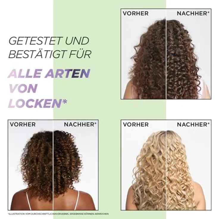 Garnier Locken Methode Feuchtigkeitsauffüllendes Shampoo, Sofort gebändigte Locken, 5% Hyaluron & Shea-Fettsäuren, Vegan, Ohne Silikone, 1 x 200 ml – Bild 3