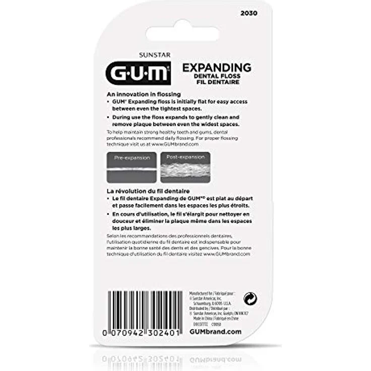 Gum Expanding Floss Flausch-Zahnseide 30 m – Bild 3