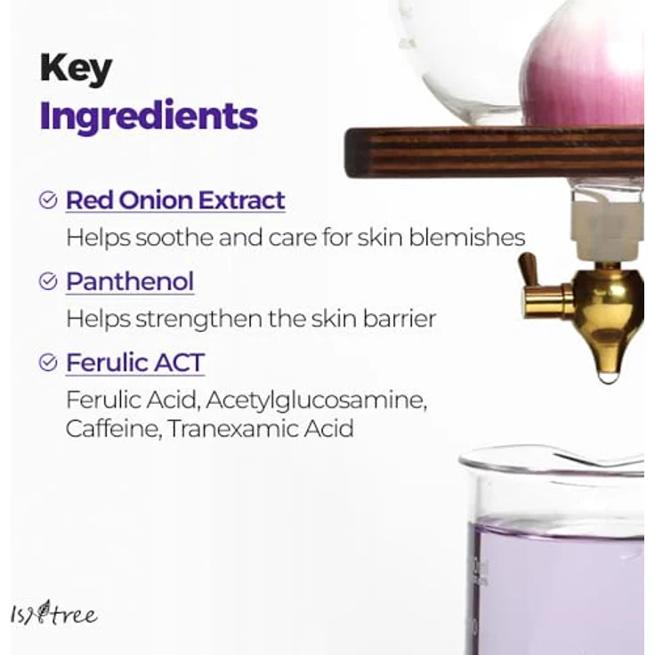 Isntree Onion Newpair B5 Ampoule, 50 ml Gesichtsampulle zur Hautverjüngung und Feuchtigkeitsspende – Bild 5