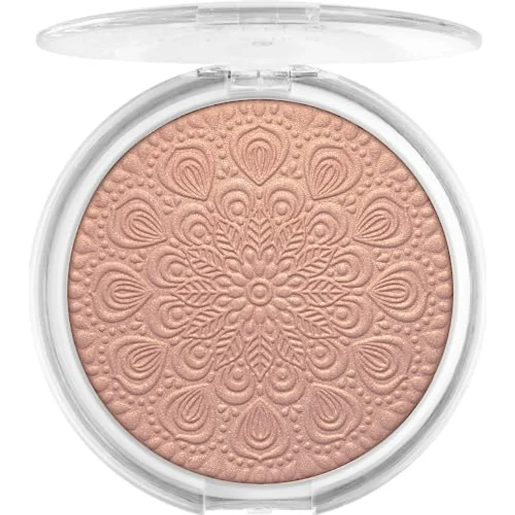 essence GOLDEN DAYS ahead face & body highlighter, Nr. 01, Gold, glänzend, transluzent, vegan, ohne Parabene, ohne Mikroplastikpartikel, Nanopartikel frei, 1er Pack (19g) – Bild 1