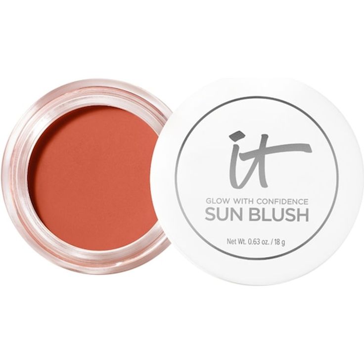 it Cosmetics Glow with Confidence Blush, Rouge & Bronzer mit Vitamin E und Hyaluronsäure, 18 g