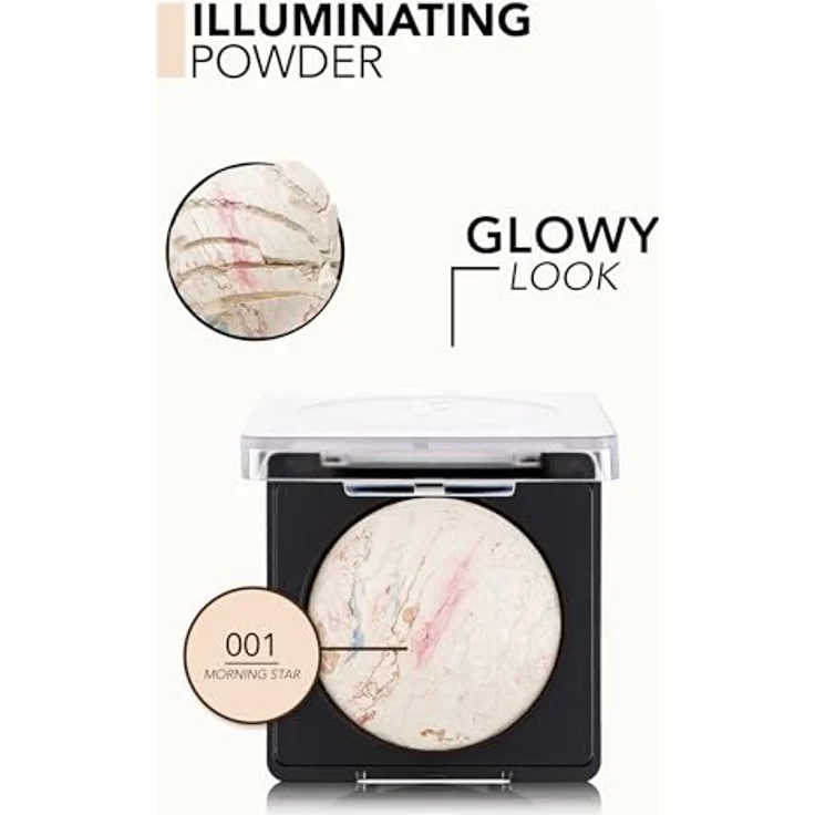 Flormar Highlighter Baked Illuminating Powder, 7 g - Effektiver Puder für strahlenden Teint und natürlichen Schimmer – Bild 2