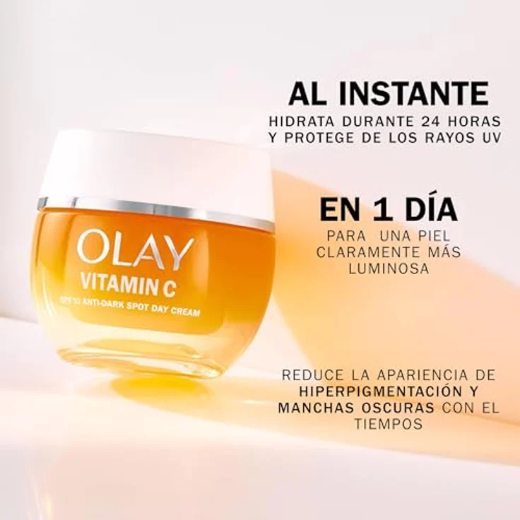 Olay Vitamin C Day Cream, hydratisierende Tagescreme mit SPF 30, 50 ml, für einen gleichmäßigen Hautton und intensive Feuchtigkeit – Bild 7