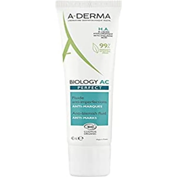 A-Derma BIOLOGY AC PERFECT Anti-Stain-Flüssigkeit, 40 ml für Gesichtsreinigung, langlebig und flexibel