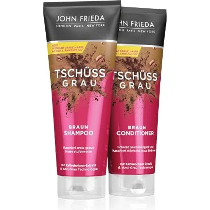 John Frieda Braun Conditioner Tschüss grau Schenkt Geschmeidigkeit 250 ml – Bild 3