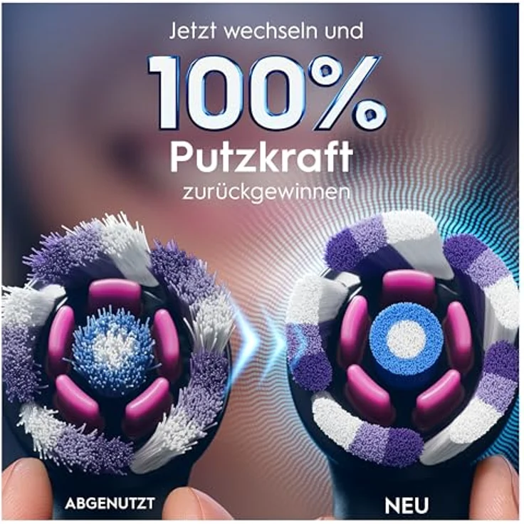 Braun Aufsteckbürste Mundpflege-Zubehör EB iO Radiant Strahlendes Weiss, 4er Pack – Bild 8